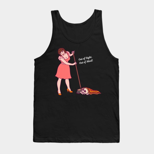 Out of Sight. Out of Mind Tank Top by Mad Ginger Entertainment 